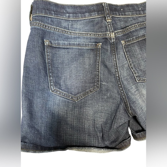 Banana Republic Premium Denim Roll up Blue Denim Shorts Medium Wash women’s 25 - Picture 8 of 15
